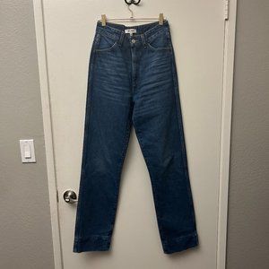 RE/DONE Vintage Blue High Waist Straight Leg Jeans